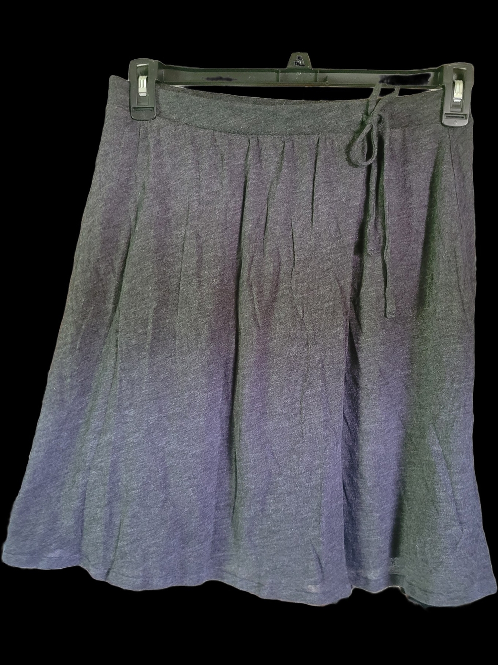 Old Navy Gray Pull-On Wrap Lined Skirt Elastic Waist Size Small